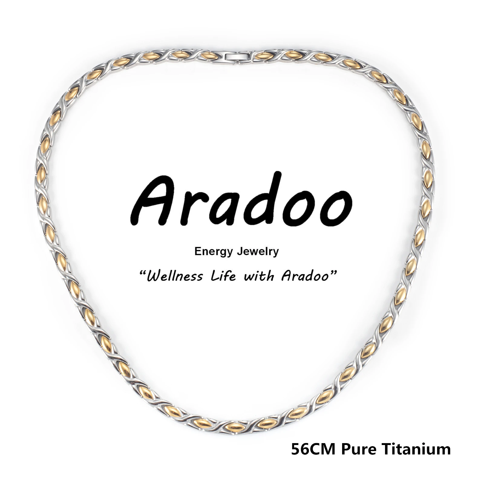 ARADOO saf titanyum kolye yaka - Ansi Chain incelemesi ve fiyatı